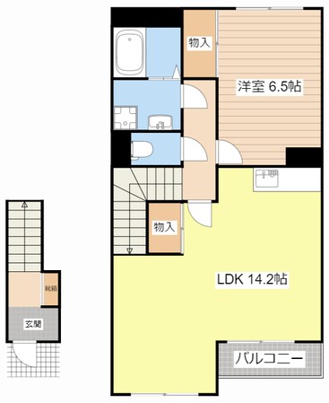 スターテラス２２　Ｂ棟の物件間取画像